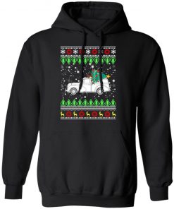 Morris Minor Traveller Classic Car Ugly Christmas hoodie