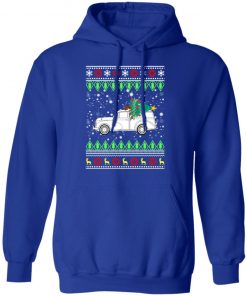 Morris Minor Traveller Classic Car Ugly Christmas hoodie