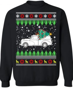 Morris Minor Traveller Classic Car Ugly Christmas Sweatshirt