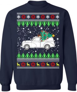 Morris Minor Traveller Classic Car Ugly Christmas Sweatshirt