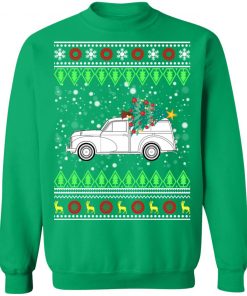 Morris Minor Traveller Classic Car Ugly Christmas Sweatshirt