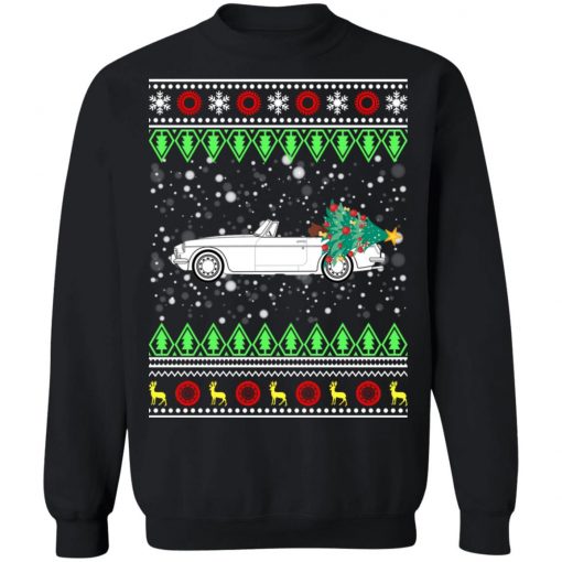 MG B Classic Car Ugly Christmas Sweatshirt