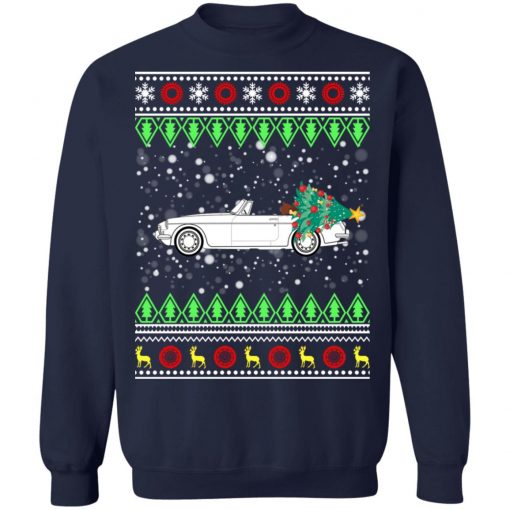 MG B Classic Car Ugly Christmas Sweatshirt