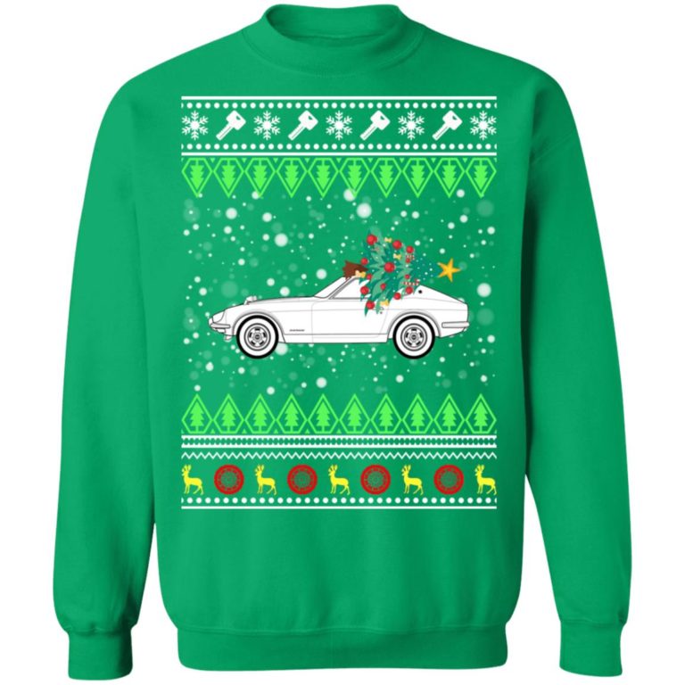 Datsun Fairlady 240Z Classic Car Ugly Christmas Sweatshirt Hoodie - Q ...