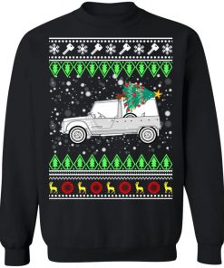 Citroen Mehari Classic Car Ugly Christmas Sweatshirt