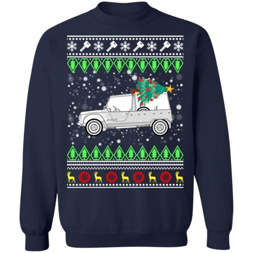 Citroen Mehari Classic Car Ugly Christmas Sweatshirt