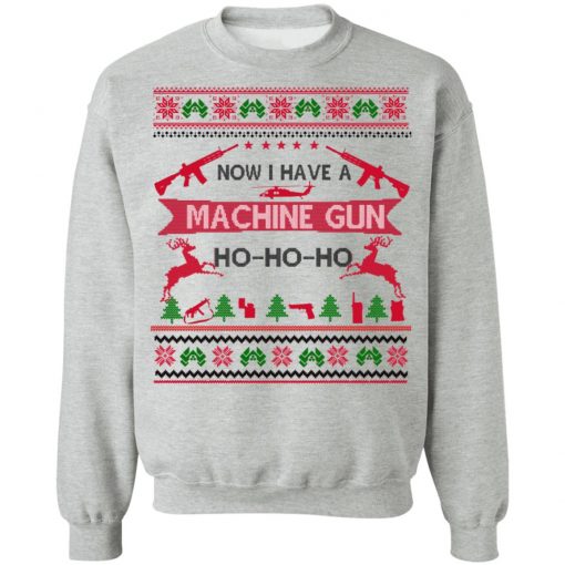 Now I Have A Machine Gun Die Hard Ugly Christmas Sweater