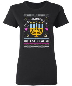 Chai Maintenance Hanukkah Ugly Christmas