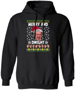 Merry And Dwight the Office Ugly hoodie