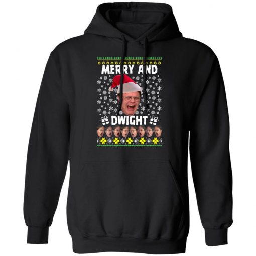 Merry And Dwight the Office Ugly hoodie