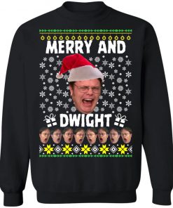 Merry And Dwight the Office Ugly Sweatshirt