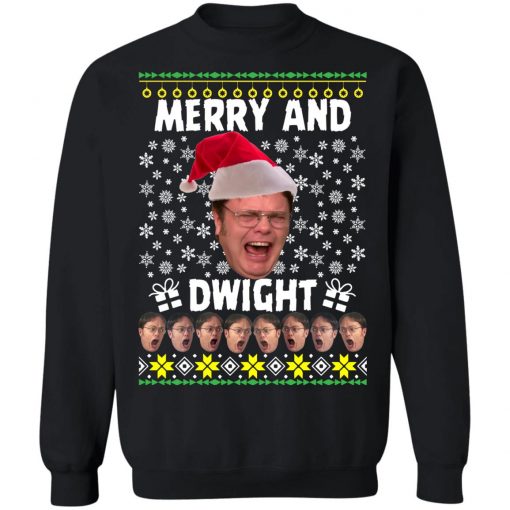 Merry And Dwight the Office Ugly Sweatshirt