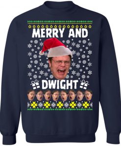 Merry And Dwight the Office Ugly Sweatshirt