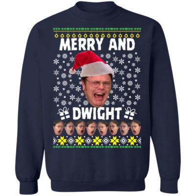 Merry And Dwight the Office Ugly Sweatshirt