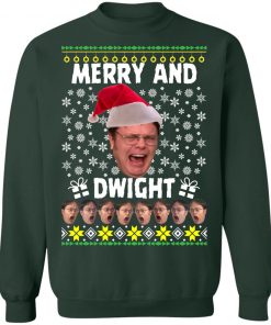 Merry And Dwight the Office Ugly Sweatshirt