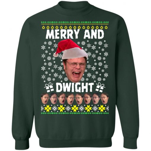 Merry And Dwight the Office Ugly Sweatshirt