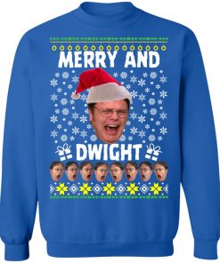 Merry And Dwight the Office Ugly Sweatshirt