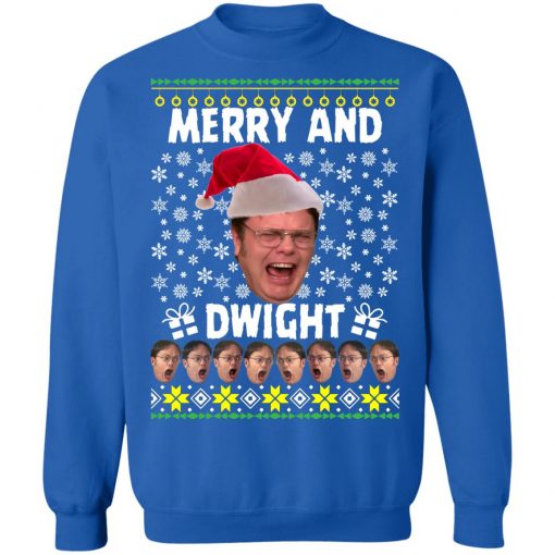 Merry And Dwight the Office Ugly Sweatshirt