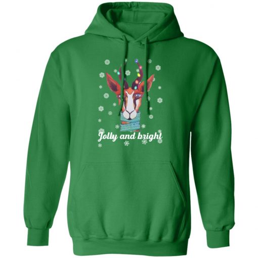 Illustrated Christmas Unique Colourful Jolly and Bright hoodie