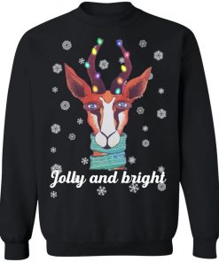 Illustrated Christmas Unique Colourful Jolly and Bright Sweatshirt