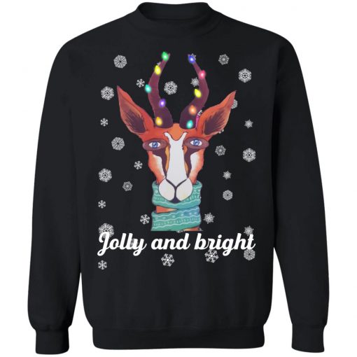 Illustrated Christmas Unique Colourful Jolly and Bright Sweatshirt