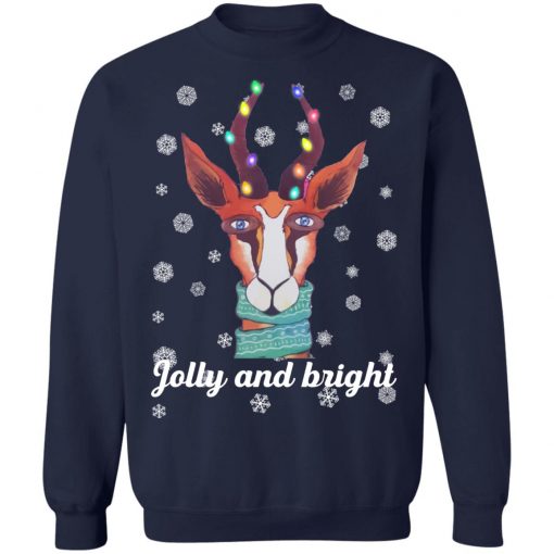 Illustrated Christmas Unique Colourful Jolly and Bright Sweatshirt