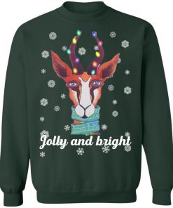 Illustrated Christmas Unique Colourful Jolly and Bright Sweatshirt