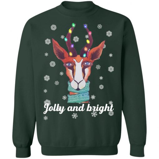 Illustrated Christmas Unique Colourful Jolly and Bright Sweatshirt