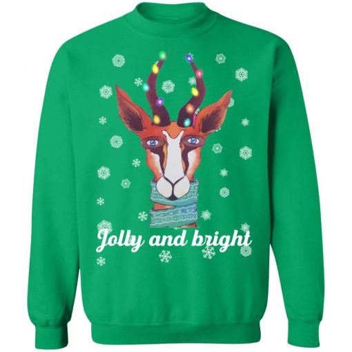 Illustrated Christmas Unique Colourful Jolly and Bright Sweatshirt