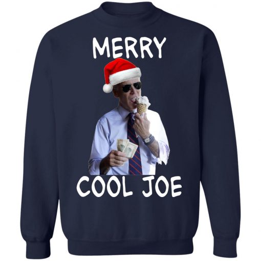 President 2020 Joe Biden Eating an Ice Cream Cone with two $10 Christmas sweater