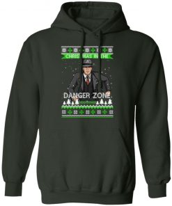 Archer Christmas In The Danger Zone Ugly Christmas hoodie