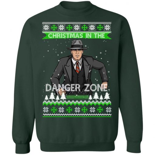 Archer Christmas In The Danger Zone Ugly Christmas Sweater