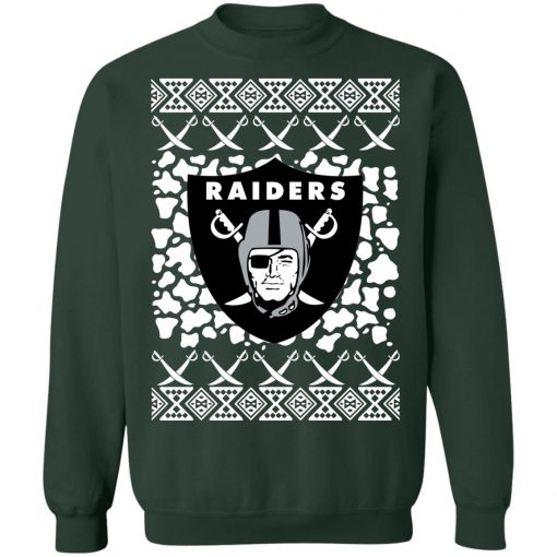 Oakland Raiders Christmas Sweater