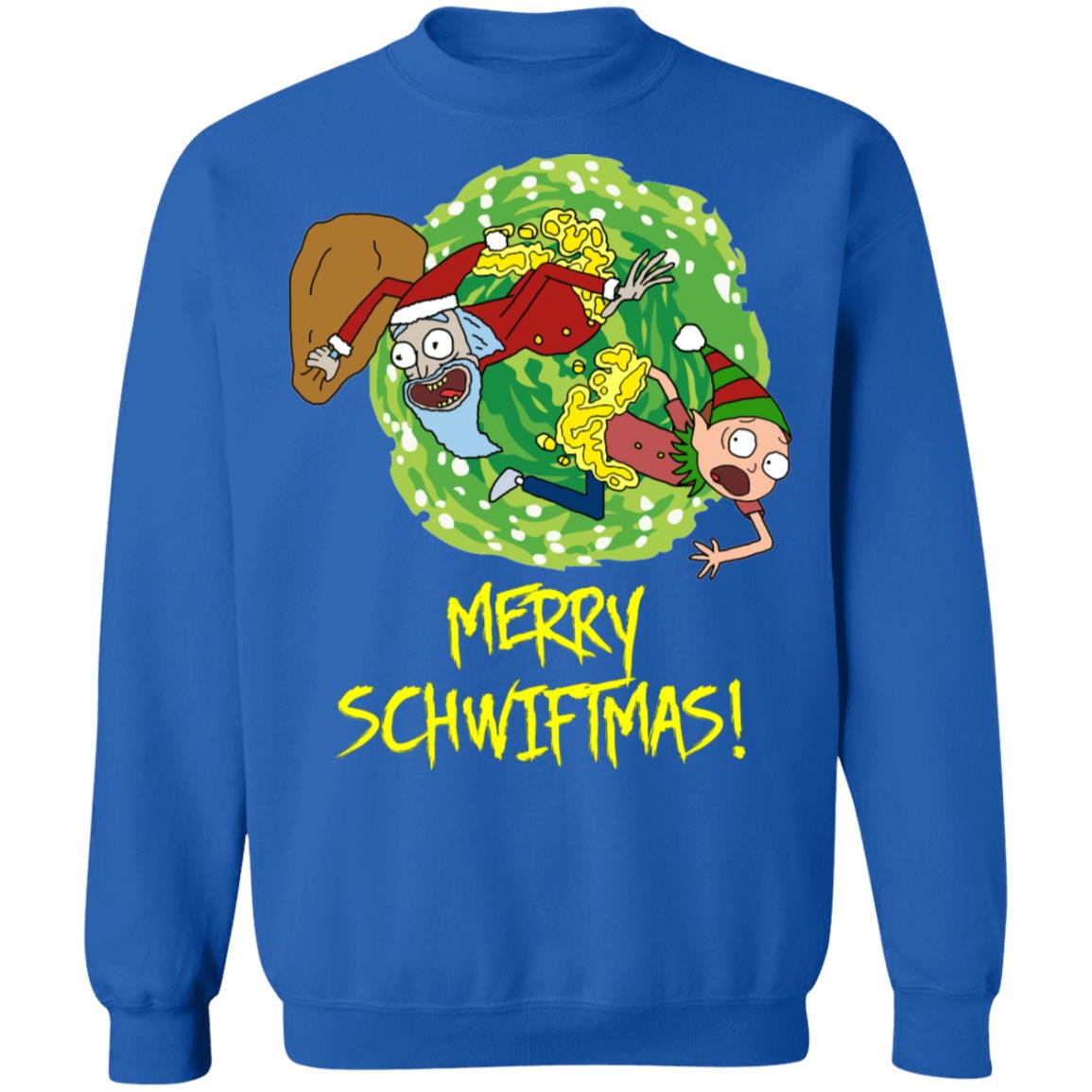 Rick and Morty Santa Claus Christmas Sweatshirt Ls Hoodie - Q-Finder ...