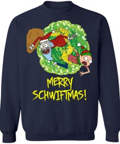Rick and Morty Santa Claus Christmas Sweatshirt