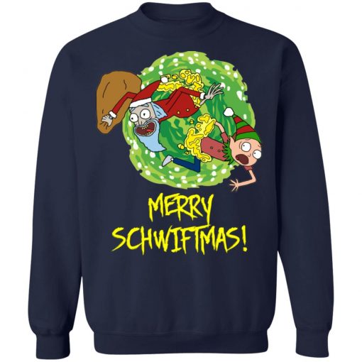 Rick and Morty Santa Claus Christmas Sweatshirt