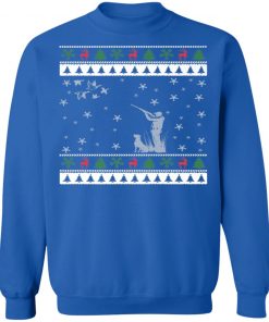 Mens Funny Duck Hunting Lover Ugly Christmas Sweater