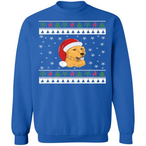 Golden Retriever Lover Ugly Christmas Sweatshirt