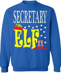 Funny Secretary Elf Boss Employee Ugly Christmas Sweater