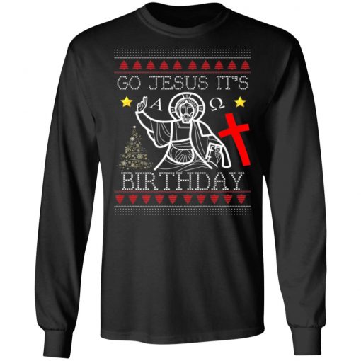 Funny Go Jesus Birthday Jumper Ugly Christmas