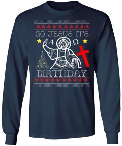 Funny Go Jesus Birthday Jumper Ugly Christmas