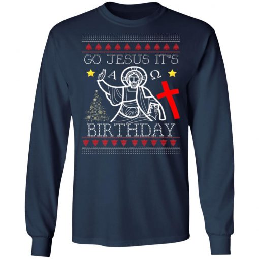 Funny Go Jesus Birthday Jumper Ugly Christmas