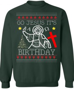 Funny Go Jesus Birthday Jumper Ugly Christmas