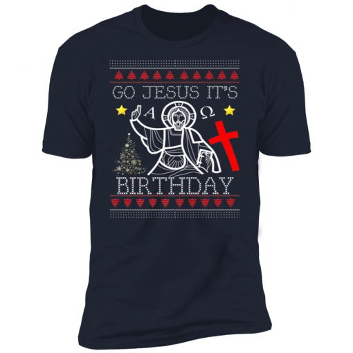 Funny Go Jesus Birthday Jumper Ugly Christmas