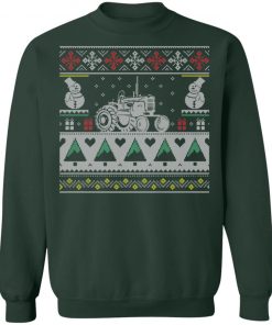Farmer Tractor Ugly Christmas Sweater