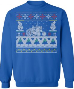 Farmer Tractor Ugly Christmas Sweater