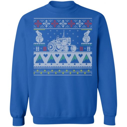 Farmer Tractor Ugly Christmas Sweater