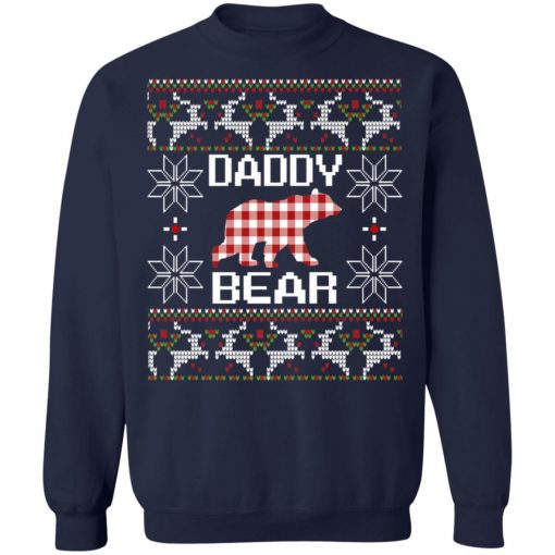 Daddy Bear Matching Family Season Ugly Christmas