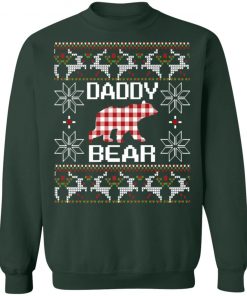 Daddy Bear Matching Family Season Ugly Christmas Sweater