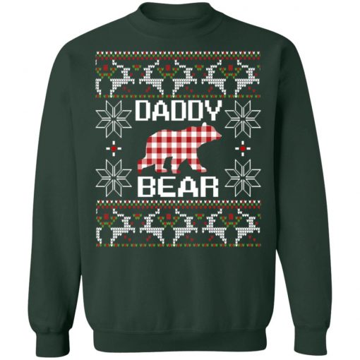 Daddy Bear Matching Family Season Ugly Christmas Sweater